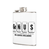 GENiUS Periodic Table - Funny Science Design Flachmann (Links)