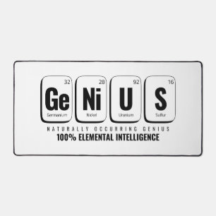 GENiUS Periodic Table - Funny Science Design Schreibtischunterlage