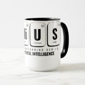 GENiUS Periodic Table - Funny Science Design Tasse (VorderseiteRechts)
