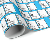 Genius Periodic Table Science Geek Nerd Geschenkpapier (Rolleneckpunkt)