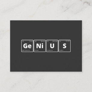 Genius - Periodic Table Visitenkarte