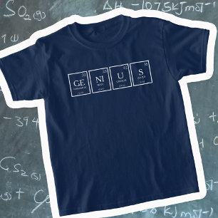 Genius periodische Bezeichnung für Tafelelemente T-Shirt