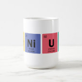 GENIUS | Periodische Tabelle der Elemente-Symbole Kaffeetasse (Mittel)