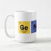 GENIUS | Periodische Tabelle der Elemente-Symbole Kaffeetasse (Links)
