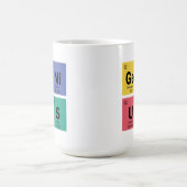 GENIUS | Periodische Tabelle der Elementsymbole Kaffeetasse (Mittel)
