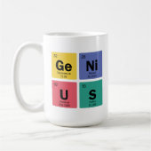 GENIUS | Periodische Tabelle der Elementsymbole Kaffeetasse (Links)