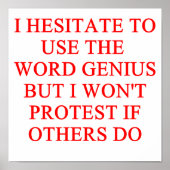 GENIUS POSTER (Vorne)