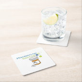 Genius Rechteckiger Pappuntersetzer (Vor Ort)