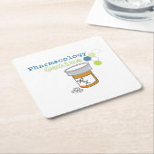 Genius Rechteckiger Pappuntersetzer (angewinkelt)