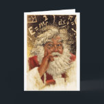 Genius Santa Feiertagskarte<br><div class="desc">Einstein Santa</div>