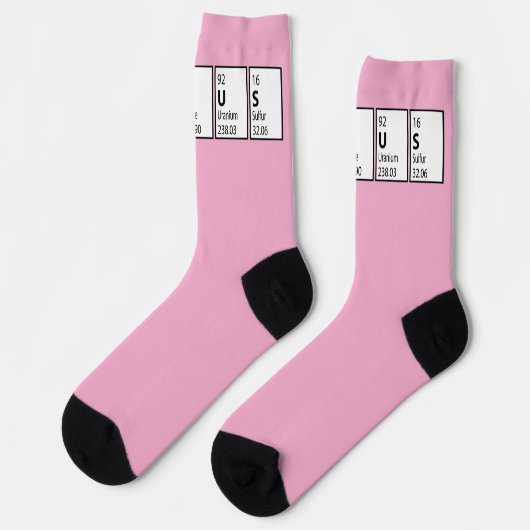 Genius Science Nerd Socken (Linkes Detail)