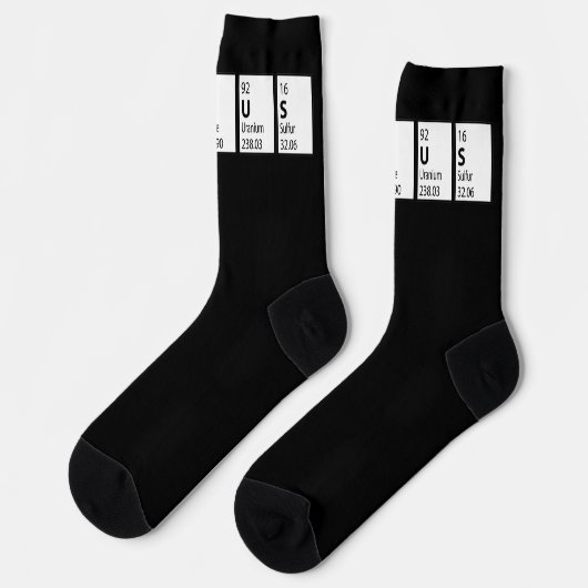 Genius Science Nerd Socken (Linkes Detail)