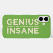 GENIUS VS INSANE Custom Samsung Case (Rückseite (Horizontal))