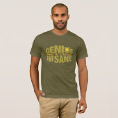 GENIUS VS INSANE Shirt - wählen Sie Stil & Farbe (Vorne ganz)