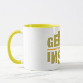 GENIUS VS INSANE Tasse - wählen Sie Stil & Farbe (Links)