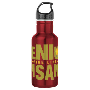 GENIUS VS INSANE TRINKFLASCHE