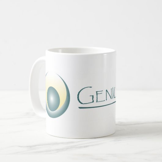 Geniuswork - besonders angefertigt kaffeetasse (Vorderseite Links)