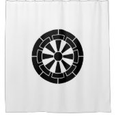 Genji-Karren Duschvorhang (Vorderseite)