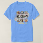 Genji Monogatari UkiyoE Circle Grid T-Shirt (Design vorne)