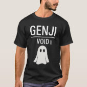 GENJI VOID Ghost T-Shirt - Minimalistisch Surreal (Vorderseite)