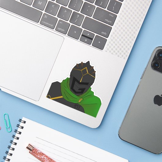 Genko037 Aufkleber (Laptop mit iPhone)