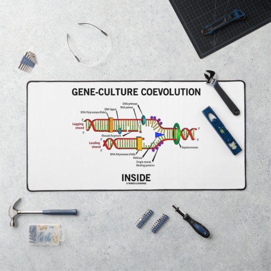 Genkultur-Koevolution in DNA-Replikation Schreibtischunterlage (Arbeitsplatz)