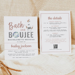 GENNA Bach und Boujee Bachelorette Itinerary Einladung