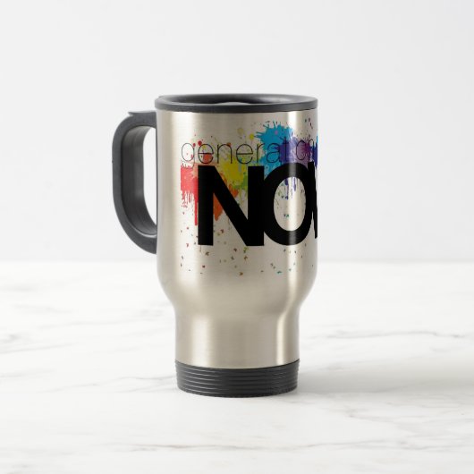 GenNow Travler Reisebecher (Vorderseite Links)