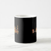 Genoa farbenfrohe Silhouette Kaffeetasse (Mittel)