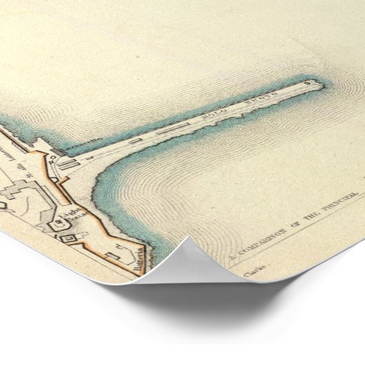 Genoa Genova Genes Poster (Ecke)