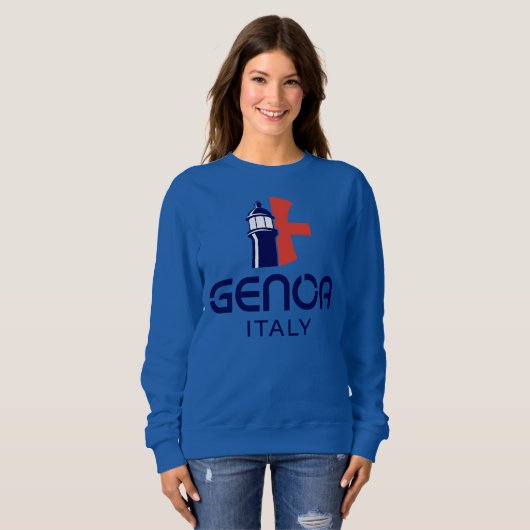 Genoa Italy Europe Sweatshirt (Vorne ganz)
