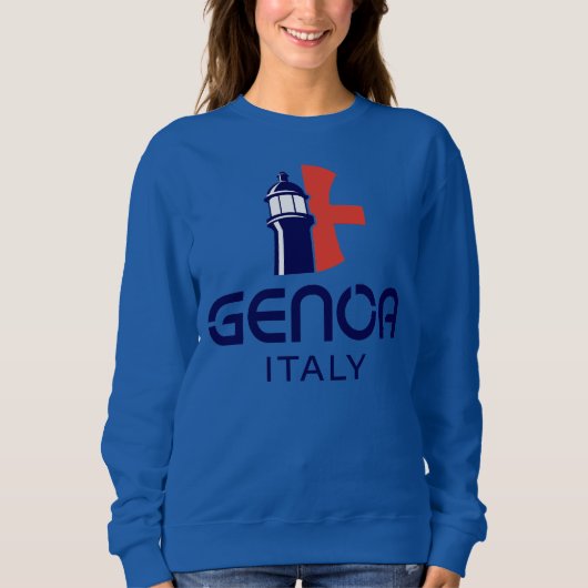 Genoa Italy Europe Sweatshirt (Vorderseite)