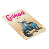 Genoa Italy Scooter Magnet (Rechte Seite)
