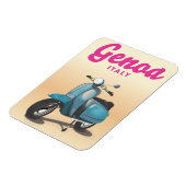 Genoa Italy Scooter Magnet (Linke Seite)
