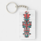 Genoa Skyline Schlüsselanhänger (Vorderseite)