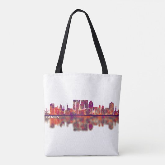 Genoa Skyline Tasche (Rückseite)