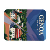 Genoa USA Magnet (Horizontal)