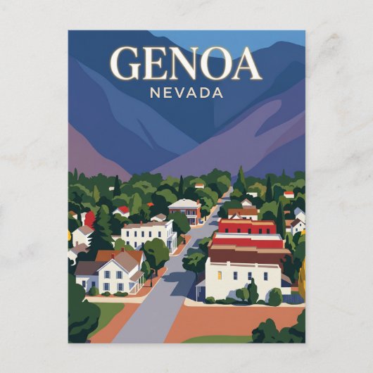 Genoa USA Postkarte (Vorderseite)