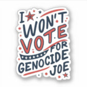 GENOCIDE JOE STICKER (Vorderseite)