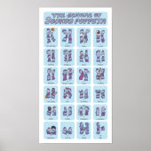 Genom einer Sockenpuppe Poster (Vorne)