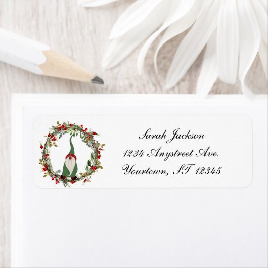 Genom in einem Weihnachtskranz (Insitu)