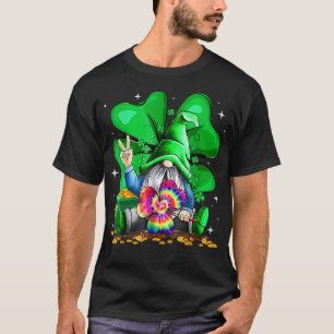 Genome Gefärbte Krawatte Kleeblatt St Patrick's Da T-Shirt