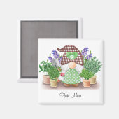 Genome mit Schwänzen lila Lila Pflanze Mama Magnet (Vorderseite/Rückseite)