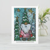 Genome mit Seventies Vibe Einladung (Stehend Vorderseite)