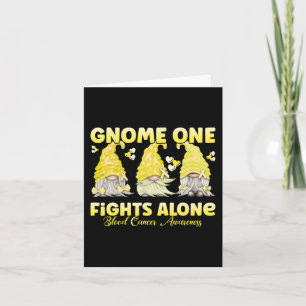 Genome One kämpft allein Yellow Blood Cancer Aware Karte