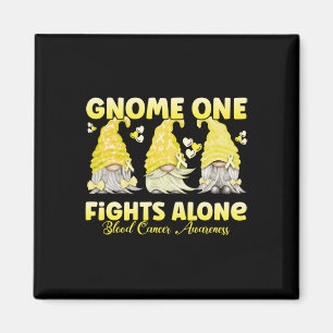 Genome One kämpft allein Yellow Blood Cancer Aware Magnet