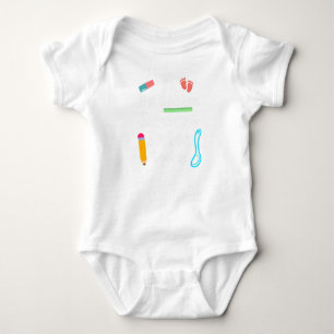Genome Sequence Funny Gnome Biology Physik Scienc Baby Strampler