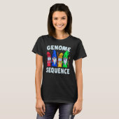 Genome Sequence Funny Gnome Biology Physik Scienc T-Shirt (Vorne ganz)