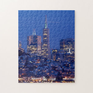 Genommen vom Dach des Gefängnisses auf Alcatraz Puzzle