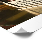 Genos Cheesesteaks beim Bestellen sprechen Englisc Poster (Ecke)